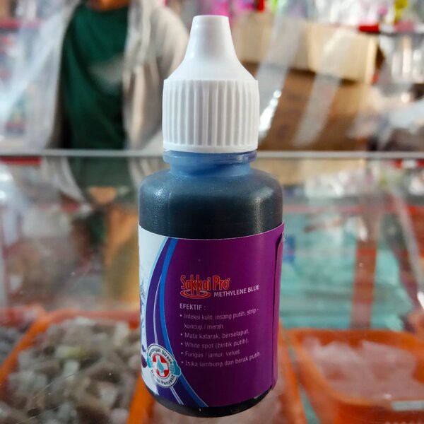 Sakkai Pro Methylene Blue 30cc 30ml 30 cc ml Obat Biru Ikan Aquarium