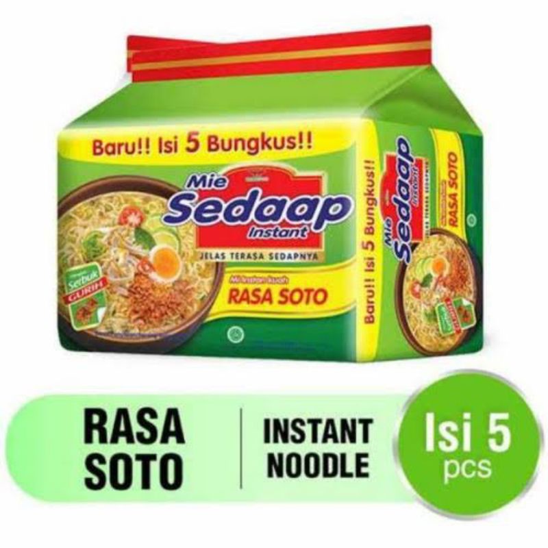 

Mie Sedap Rasa Soto 5 Pcs