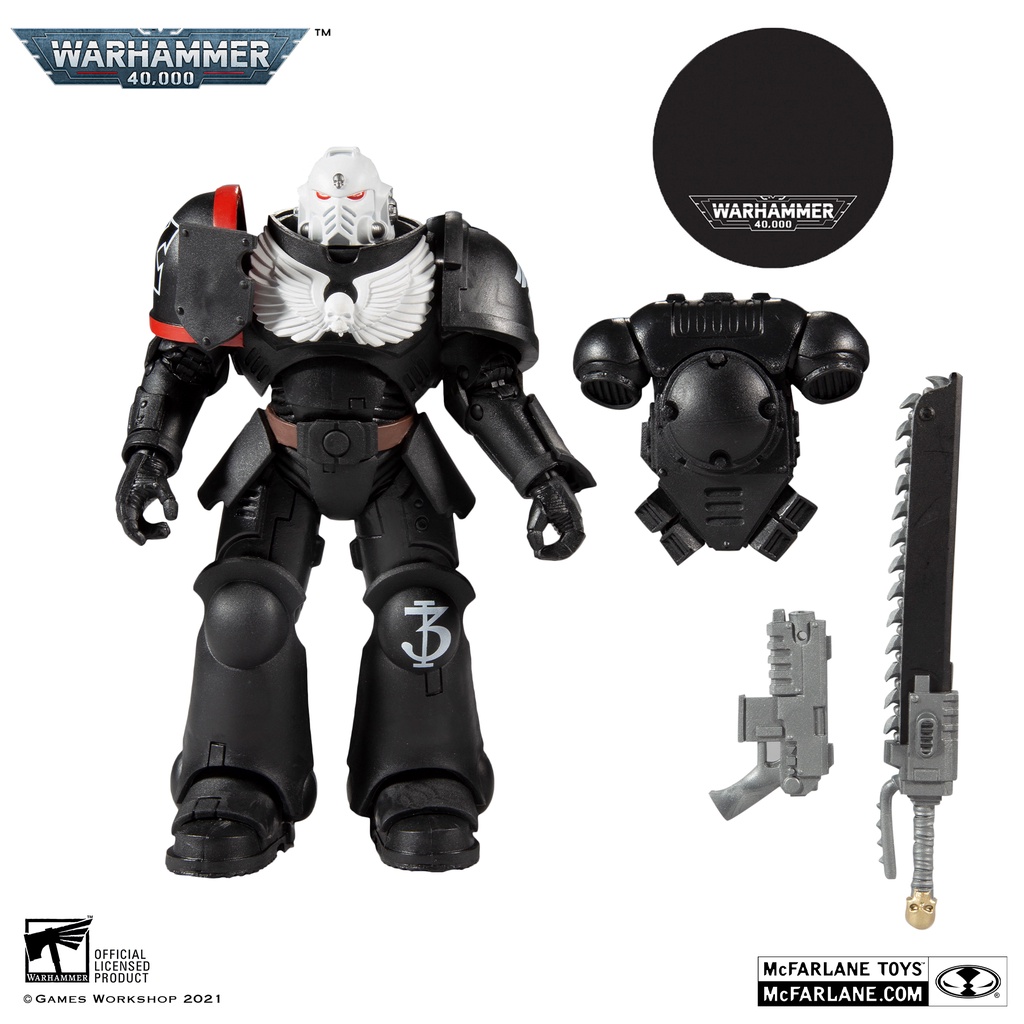 Figue Warhammer 40.000 Raven Guard Veteran Sergeant Mcfarlane