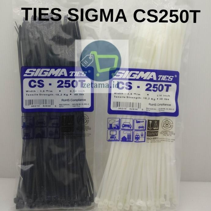 

BISA BAYAR DITEMPAT KABEL TIES 25CM SIGMA CS-250T / SIGMA CS250T TERBARU Kode 412