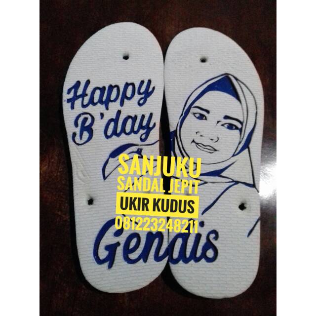 Sandal swallow ukir foto