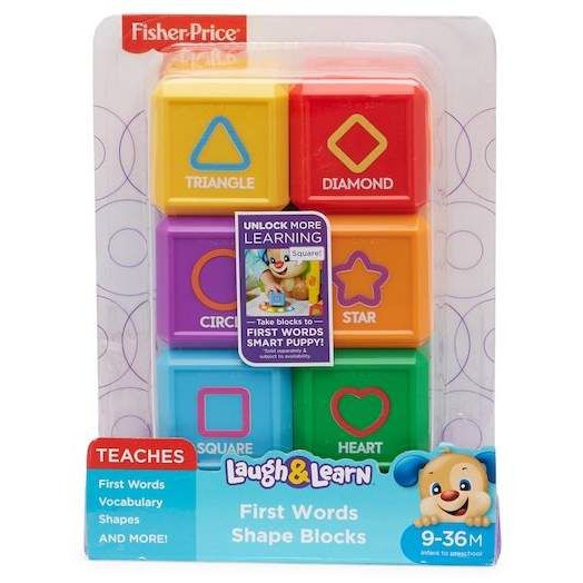 Fisher Price First Words Shape Blocks Food Block