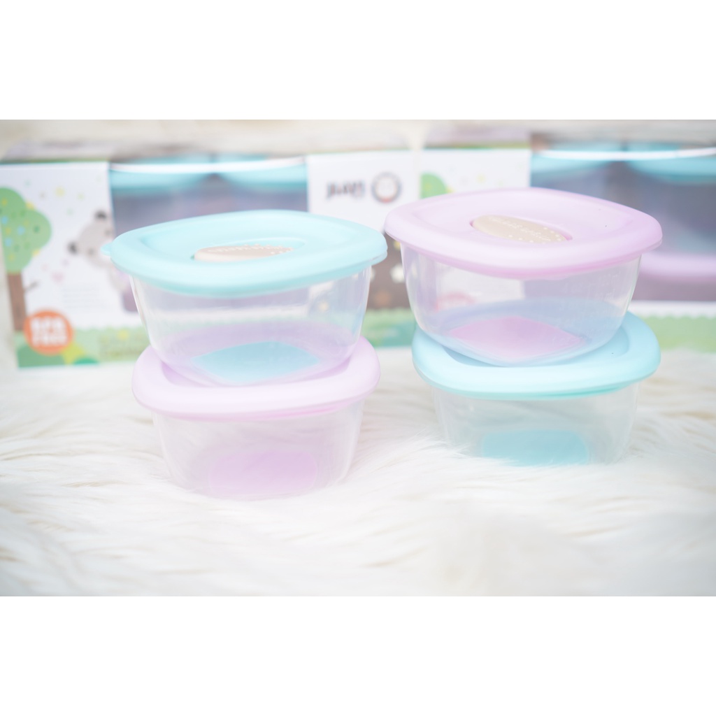 Box Penyimpan MPASI Bayi / Baby Food Container Kaca / Tempat Makan Mpasi / Wadah mpasi kaca / wadah mpasi bpa free / tempat mpasi kaca