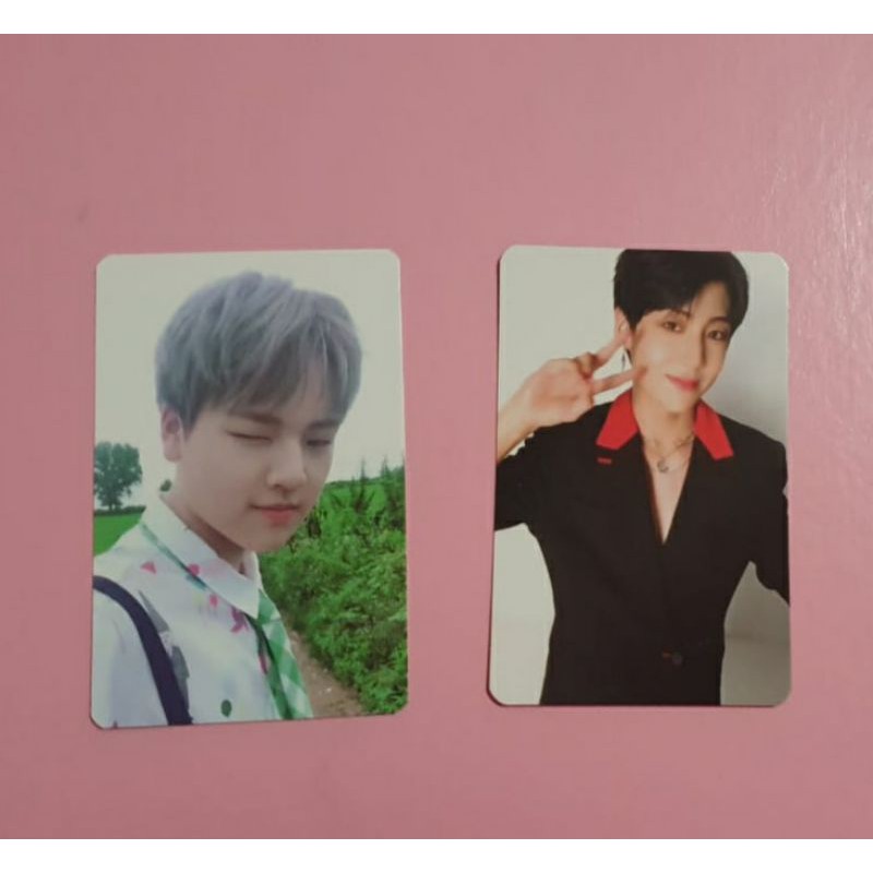 photocard AR X1 eunsang quantum leap ver, photocard dohyon bisang ver