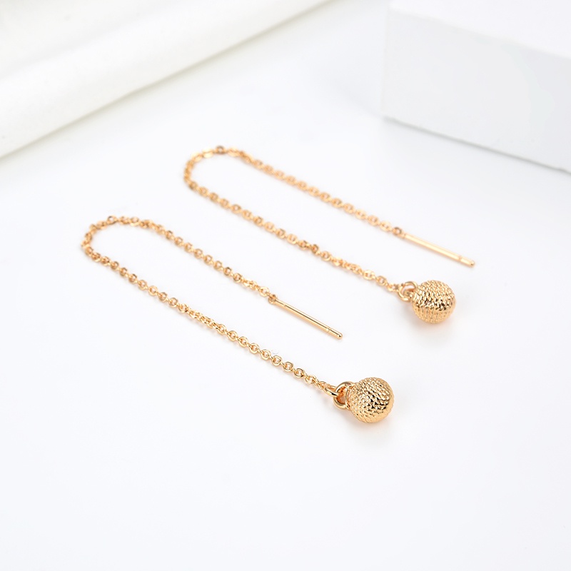 COD anting titanium wanita emas muda anti karat dewasa tusuk korea asli panjang dan luntur korea style selamanya dewasa 60e-147E