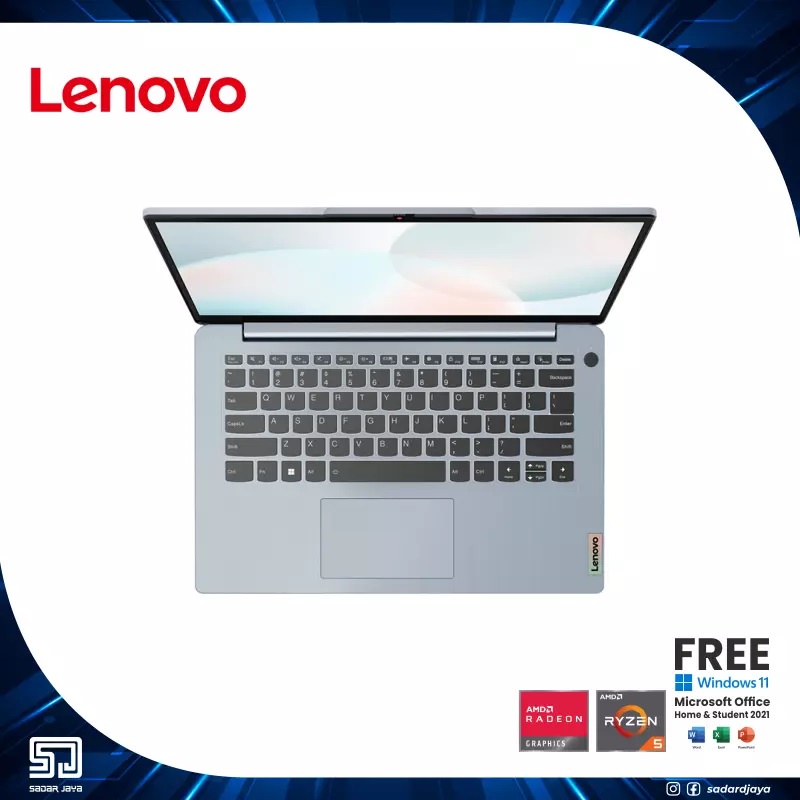 Lenovo IdeaPad 3 IP3 1UID Laptop AMD Ryzen 5-5625U / 8GB / SSD 512 / 14″ FHD / Win 11 OHS