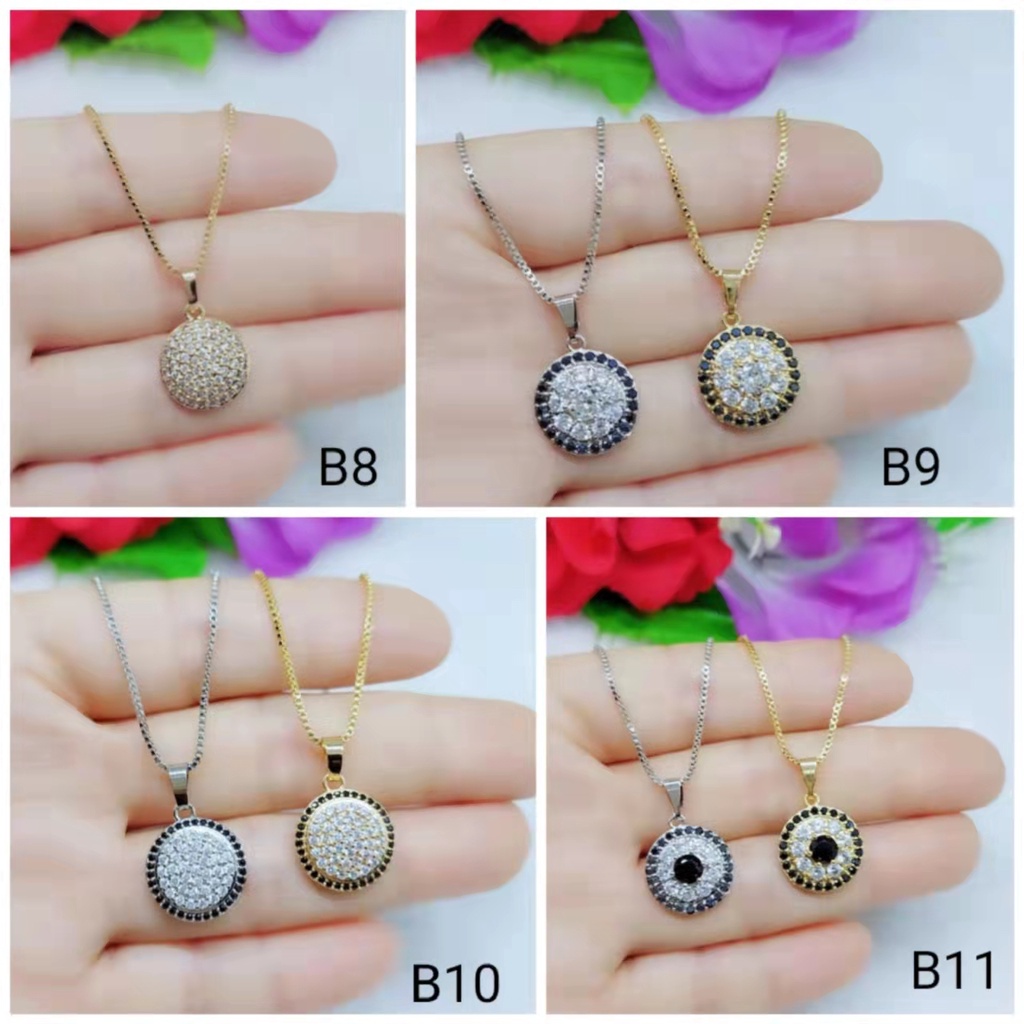 Kalung Xuping Permata Laspis Emas Perhiasan B8-11