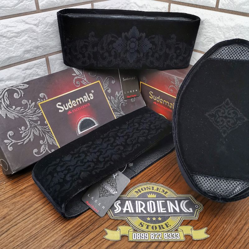 Peci Songkok Sudemala The Excellence Royal Bludru Hitam Bordir Laser