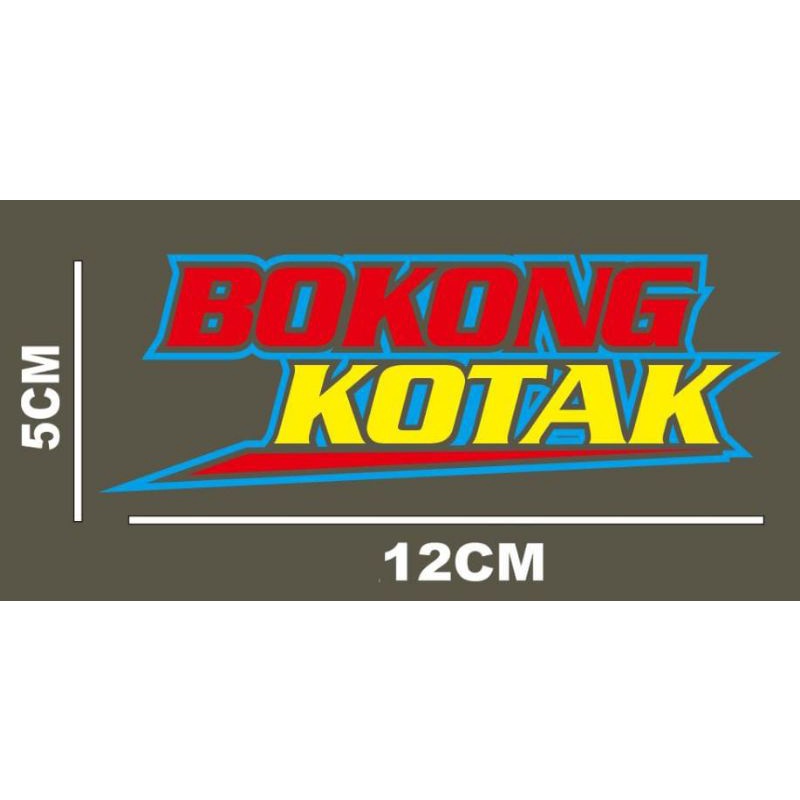 cuting stiker bokong kotak/gl kotak