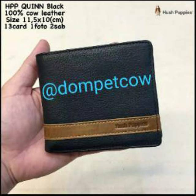 DOMPET HUSH PUPPIES 100 FULL KULIT ASLI NAPPA PREMIUM 