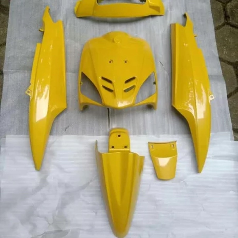 Full Body Bodi Halus Yamaha Mio Sporty Lama Old warna  kuning Kualitas Seperti Original