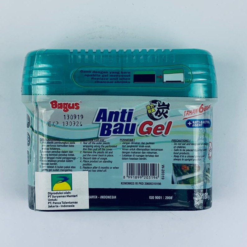 BAGUS ANTI BAU GEL LEMARI ES 180 gr