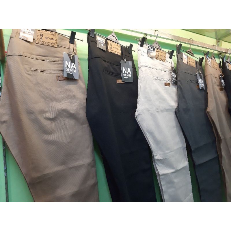 Celana Chinos Pria Ukuran Super Big Size 36 / 37 / 38 / 39 / 40 / 41 / 42 / 43 / 44 / 45 / 46