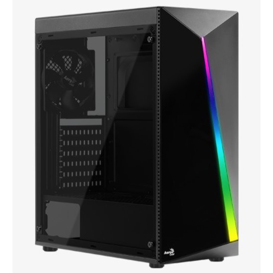 Aerocool SHARD - RGB Gaming Case ATX Tempered Glass - 1 Fans 120mm