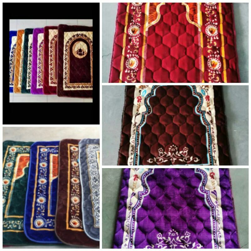 Sajadah non rumbai tebal