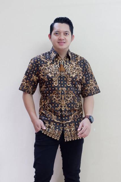 Hem pendek batik lapis furing ori batik solo sragenan