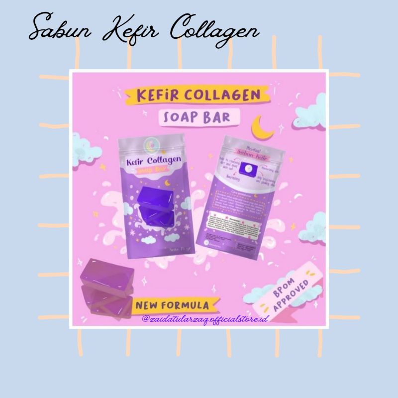 SABUN KEFIR COLLAGEN & Serbuk Gold [FREE GIFT]
