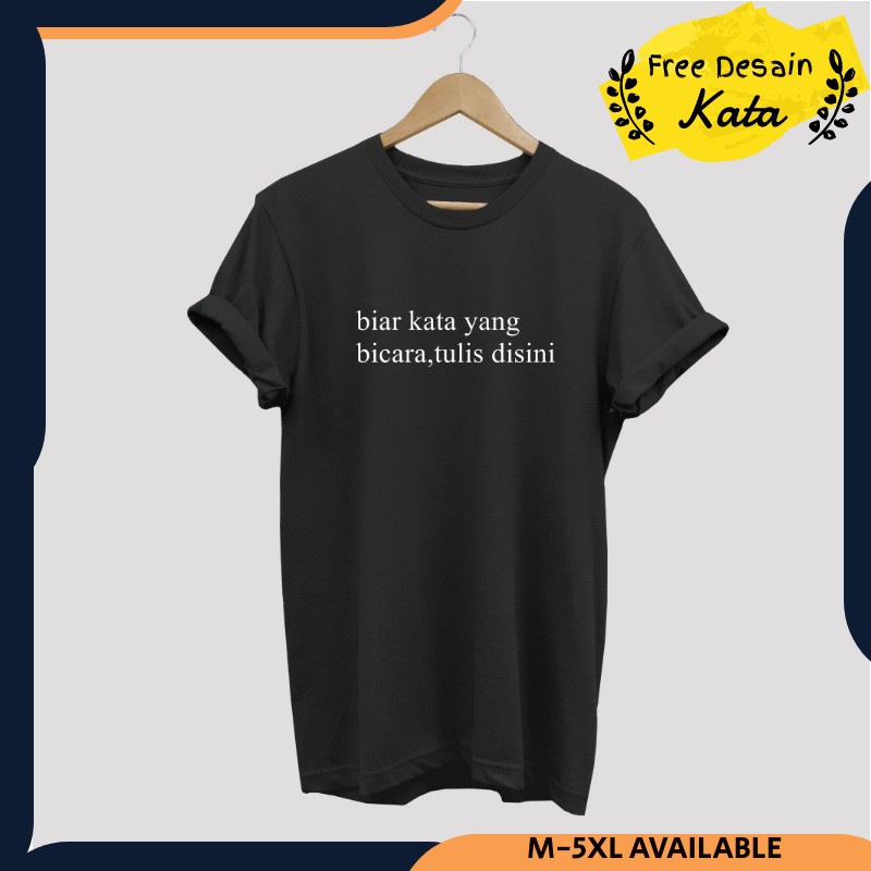 Promo!!! Spesial 2020 ➔ KAOS BAJU DISTRO CUSTOM KATA KATA BEBAS SUKA SUKA UNTUK BAJU BIG SIZE ➔