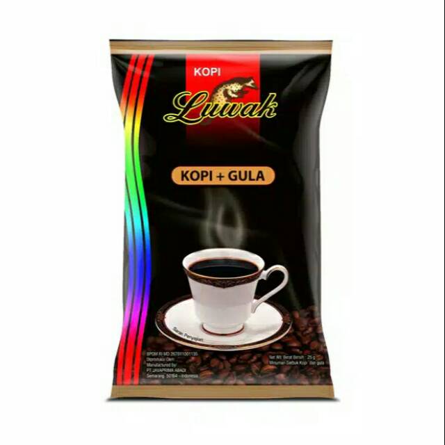 

Kopi Luwak + Gula Bag 10pcsx25gr