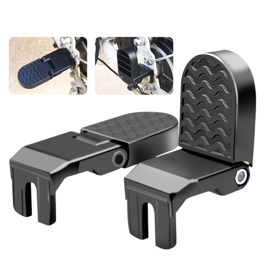 Lanfy Sepeda Backseat Pedal Pasak Kaki Paduan Aluminium Tahan Lama Anti-Slip Mtb Bike Sepeda Parts