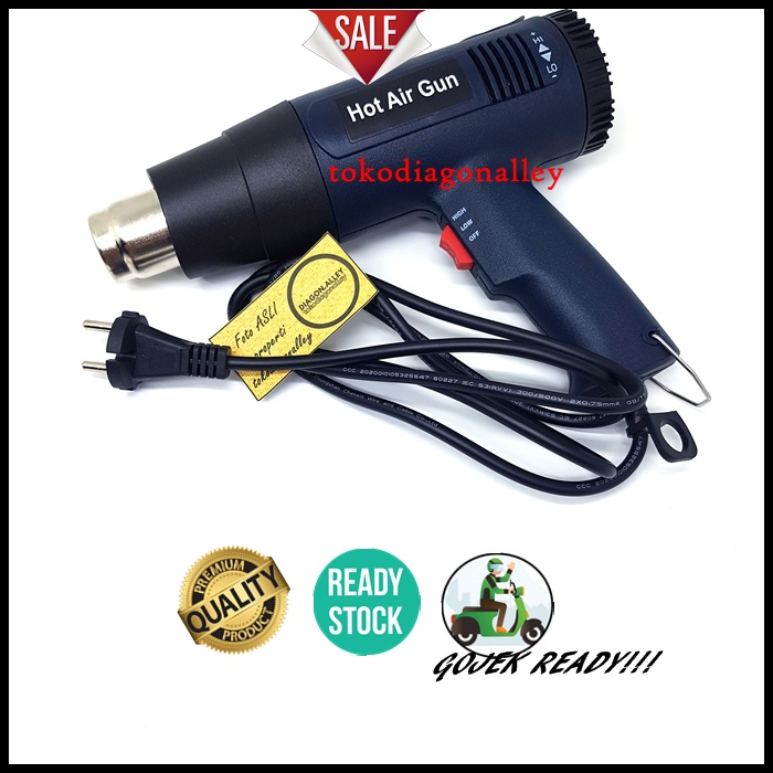 Heat Gun Blower Model Pistol Udara Panas Electric Hot Air Gun Dryer Heat Solder Thermal Murah