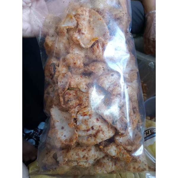 

kerupuk basreng kacang pedas