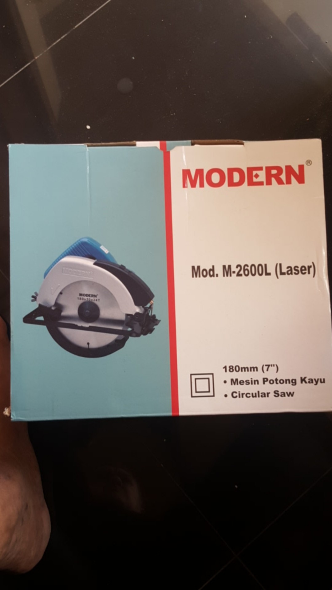 Mesin Gergaji Circular Saw/mesin Potong Kayu 7 Modern Laser M-2600l