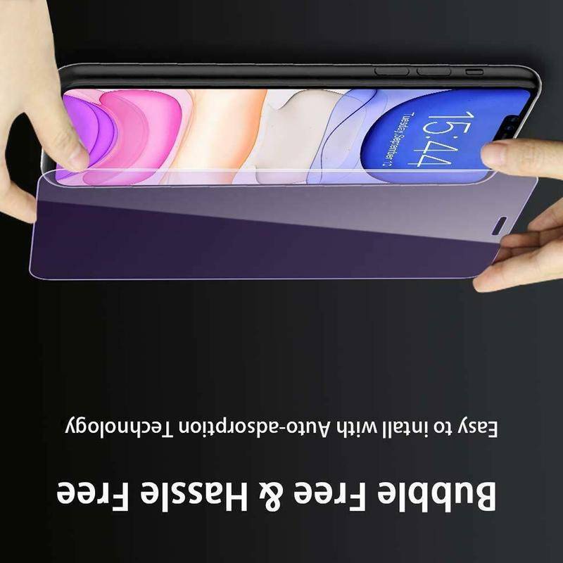 Anti Blue Light tempered glass for IPhone 11 12 Pro Max Mini 6 6s 7 8 Plus X XS Max XR SE 2020 phone screen protector on glass protective film