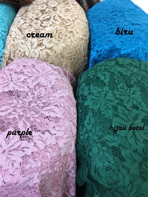 MURAH!! Kain brukat fatmawati cord / bahan kebaya brokat,gaun dll.