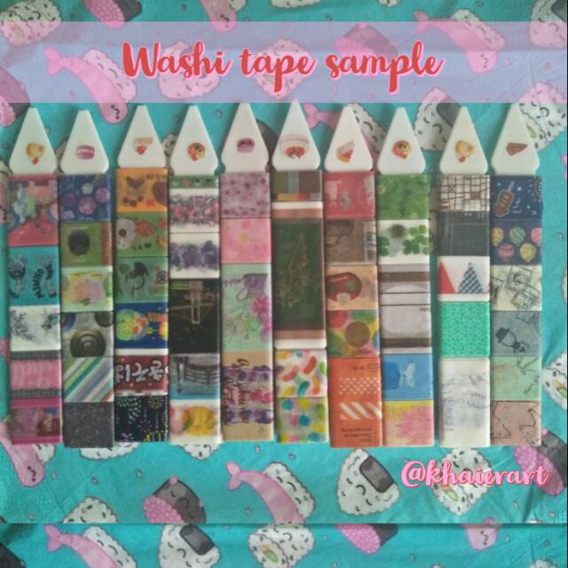 

Washi tape sample pack - japanese selotip