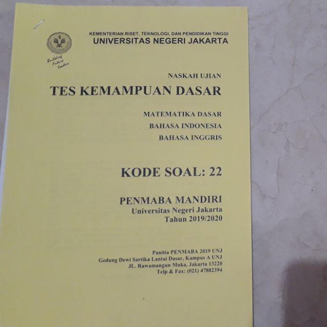 14++ Soal mandiri unj soshum information