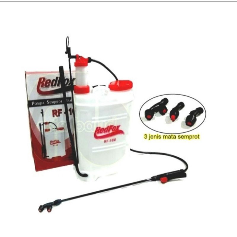 redfox RF 16m power sprayer / semprot hama manual 16 liter/ semprotan hama