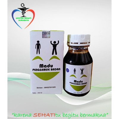 Madu Gemuk Dewasa 350gr Bin Dawood Herbal Penambah Berat Badan