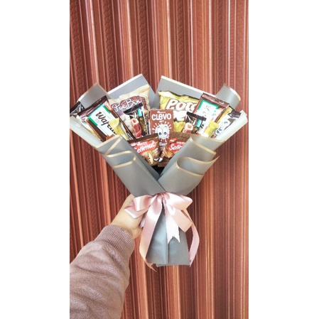 

Snack Bouquet//Buket snack murah//hadiah wisuda//hadiah ulang tahun