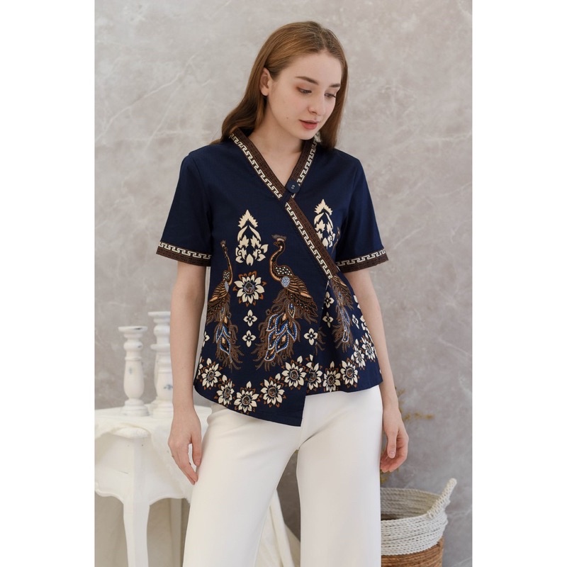 ATASAN BATIK - 267JM - NAVY