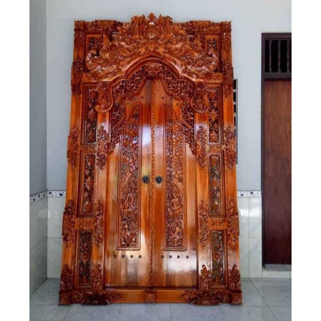 Jual Pintu Ukir Motif Bali Fuul Relif Shopee Indonesia