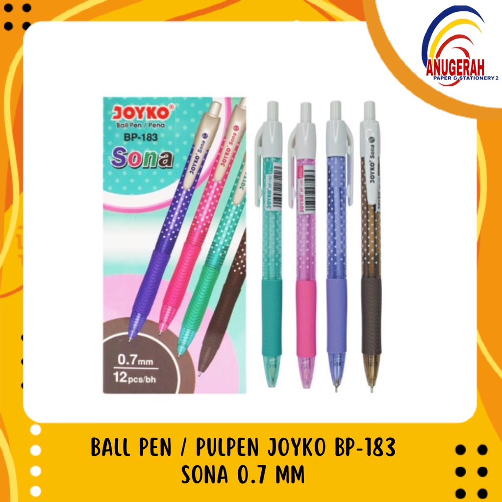 

BALL PEN / PULPEN JOYKO BP-183 Sona 0.7 mm (LSN)