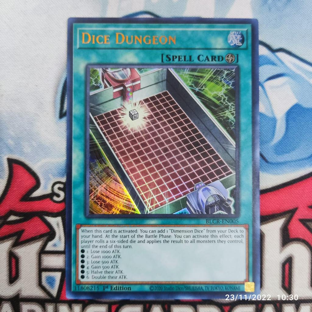 Jual yugioh dice dungeon BLCR ultra rare 1st original Shopee Indonesia