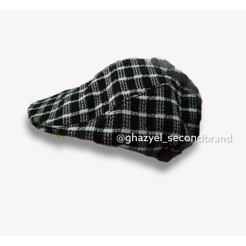 topi flatcap second preloved