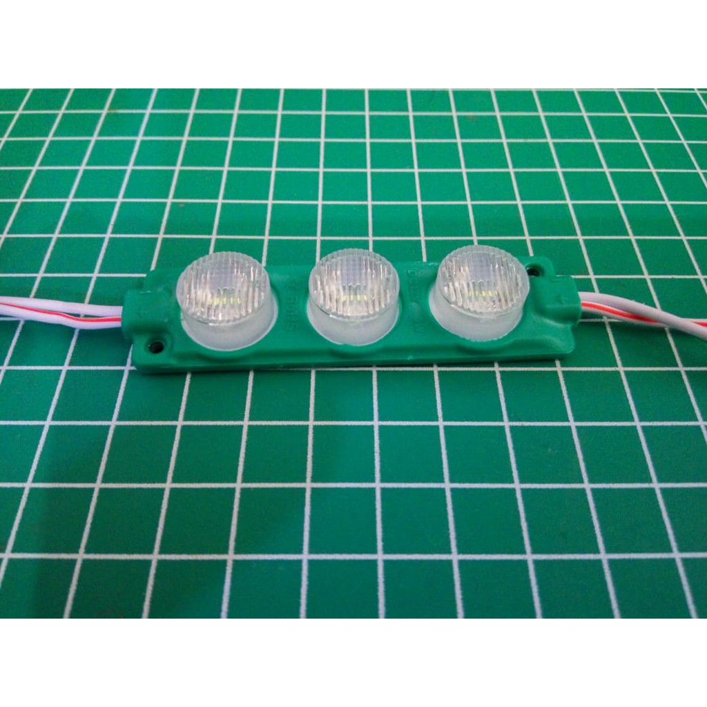 [DSP-9108] 3 LED MODUL 3030 3 MATA 3WATT 12VOLT TYPE 7520 HIJAU