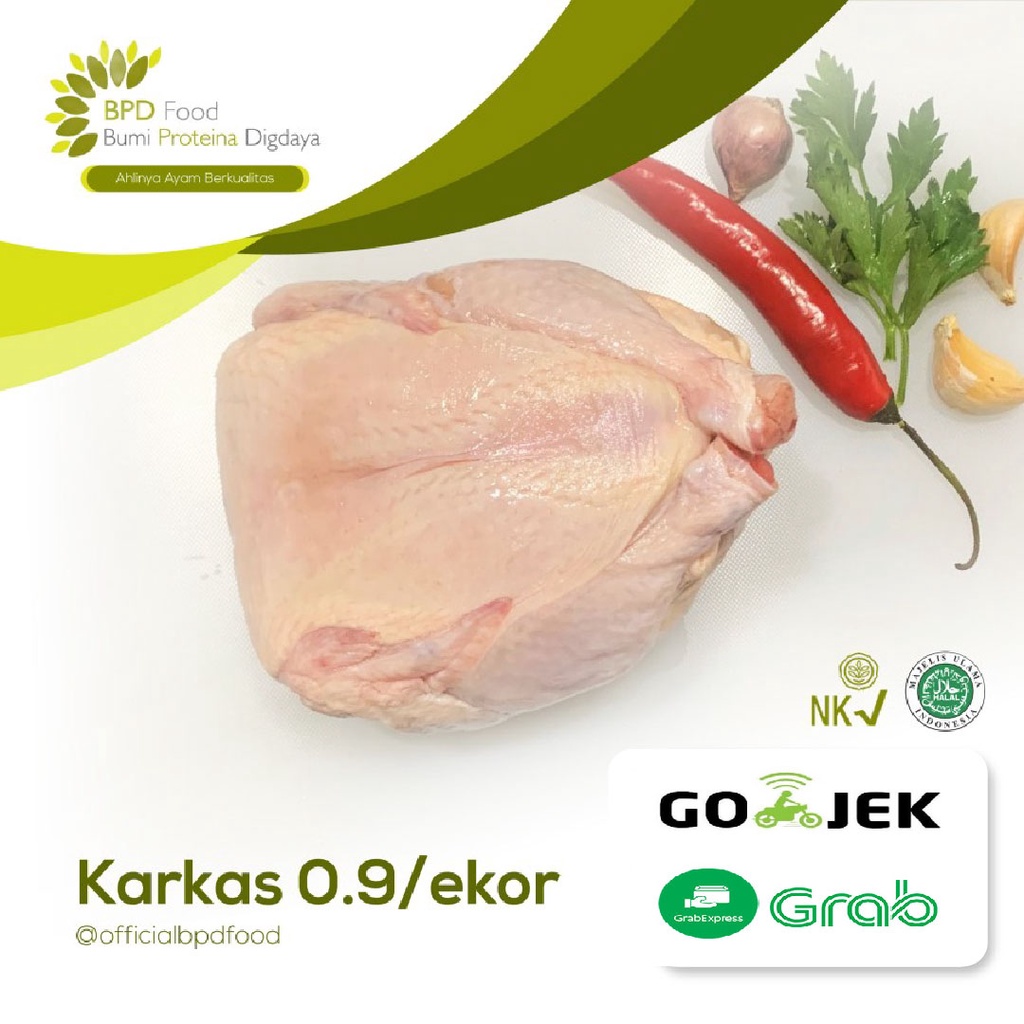 

KARKAS 0.9 (1 EKOR) HALAL