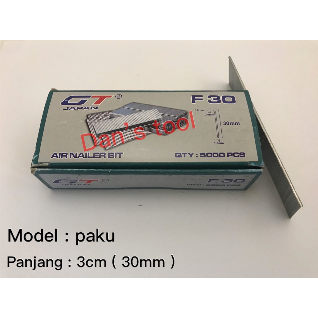 Refill Paku Air Nailer / Nailer Elektrik Ukuran F30