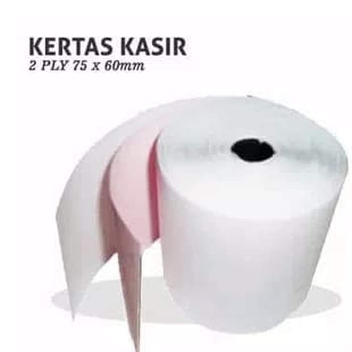 

Kertas struk kasir 75x65 2ply