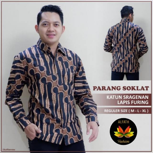 Batik pria lengan panjang | kemeja batik pria lengan panjang | batik pria lengan panjang | batik