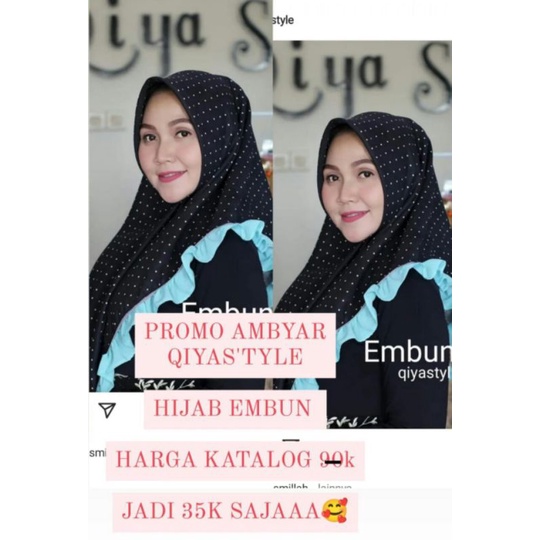 HIJAB EMBUN (PROMO AMBYAR QiyaStyle)
