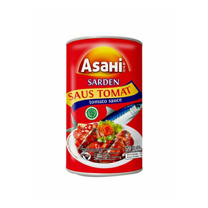 Asahi Sardines Saus Tomat 155G