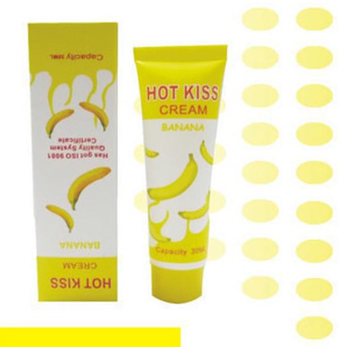 {BISA BAYAR DI TEMPAT} LK011 LOVE KISS AROMA PISANG LUBRICANT PELICIN ORAL ALAT KONTRASEPSI