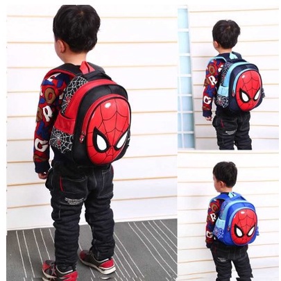 Tas Ransel Sekolah Anak Backpack Model Spiderman 1701