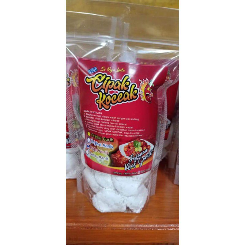 Makanan Pedas viral Cipak Koceak asli MZD