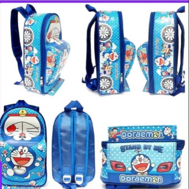 Tas Ransel doraemon bentuk mobil